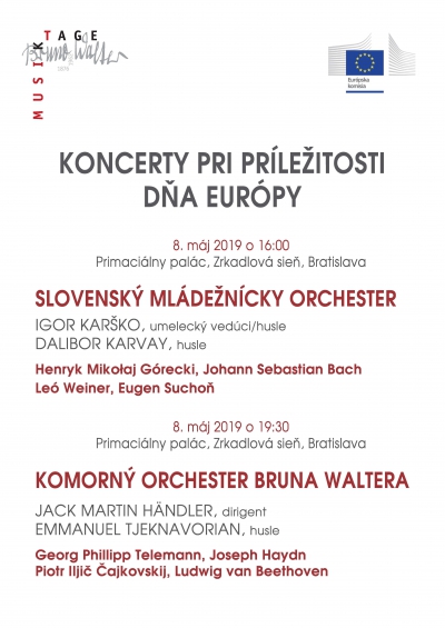 Foto: Slovenský mládežnícky orchester na Dni Európy