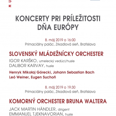 Foto: Slovenský mládežnícky orchester na Dni Európy