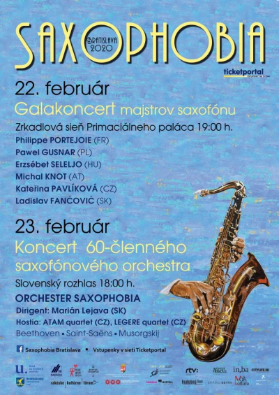 Foto: V hlavnej role saxofón – SAXOPHOBIA BRATISLAVA 2020