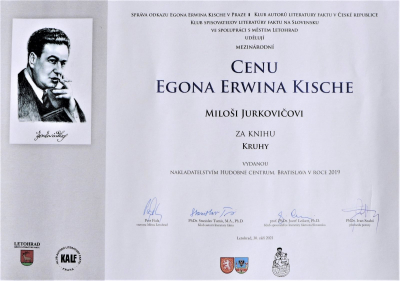 Foto: Publikácia Kruhy získala medzinárodnú Cenu Egona Erwina Kischa