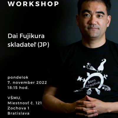 Foto: Dai Fujikura - skladateľský workshop