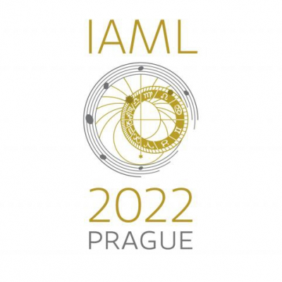 Foto: Pozvánka na kongres IAML v Prahe, 24. – 29. 7. 2022