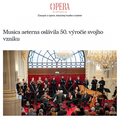 Foto: Recenzia: Musica aeterna oslávila 50. výročie svojho vzniku