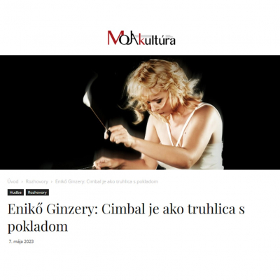 Foto: Rozhovor: Enikő Ginzery: Cimbal je ako truhlica s pokladom