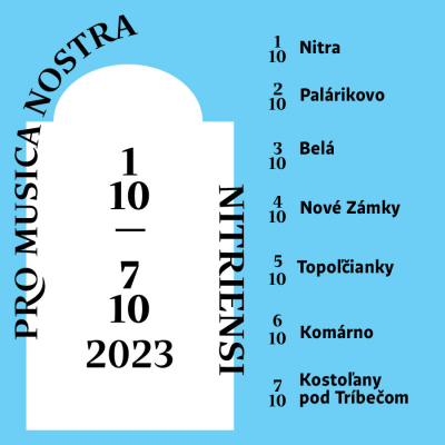 Foto: Pro musica nostra Nitriensi 2023 - tlačová správa