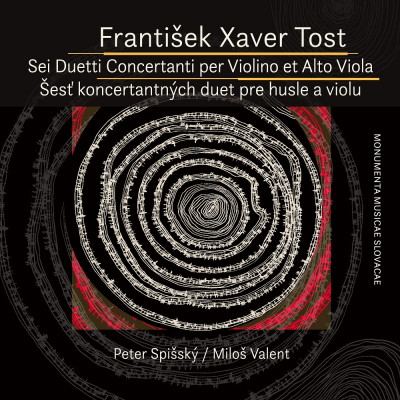 Foto: 2CD František Xaver Tost - Šesť koncertantných duet pre husle a violu