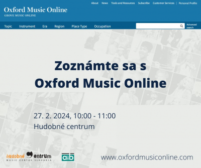 Foto: Seminár: Zoznámte sa s encyklopédiami Oxford Music Online a MGG Online