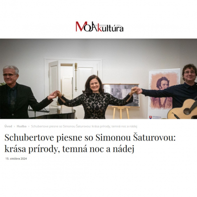 Foto: Recenzia - Schubertove piesne so Simonou Šaturovou