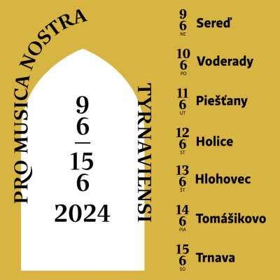 Foto: Pro musica nostra Tyrnaviensi 2024 - Tlačová správa
