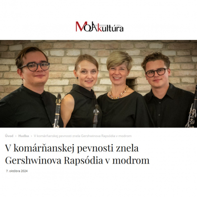 Foto: Recenzia - V komárňanskej pevnosti znela Gershwinova Rapsódia v modrom