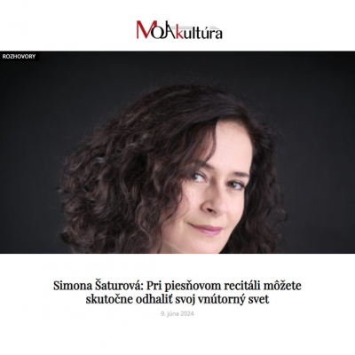 Foto: Rozhovor - Simona Šaturová: Pri piesňovom recitáli môžete skutočne odhaliť svoj vnútorný svet