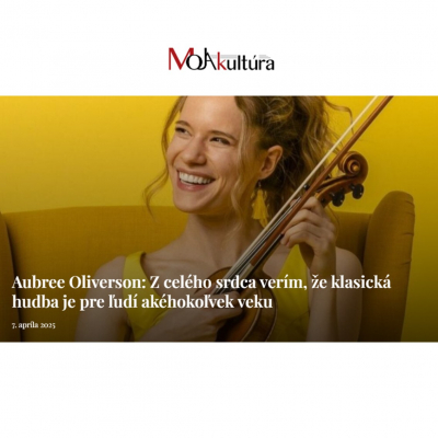 Foto: Rozhovor s huslistkou Aubree Oliverson