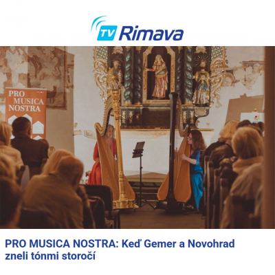 Foto: PRO MUSICA NOSTRA: Keď Gemer a Novohrad zneli tónmi storočí