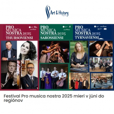 Foto: Festival Pro musica nostra 2025 mieri v júni do regiónov