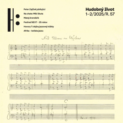 Foto: Prvé tohtoročné dvojčíslo Hudobného života