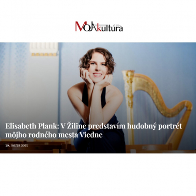 Foto: Rozhovor s harfistkou Elisabeth Pank