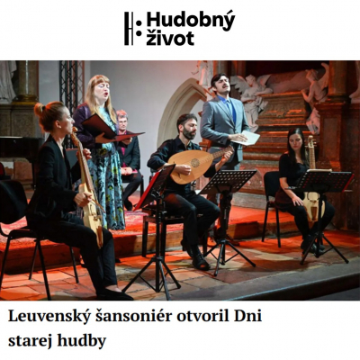 Foto: Recenzia:  Leuvenský šansoniér otvoril Dni starej hudby