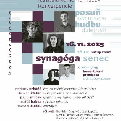 Foto: Konvergencie 2025: Koncert laureátov skladateľskej súťaže