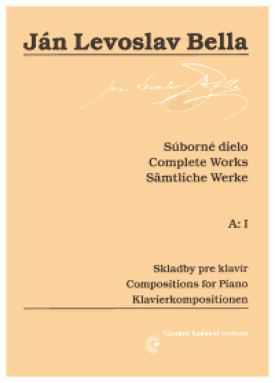 Complete Works, A:I, Compositions for Piano