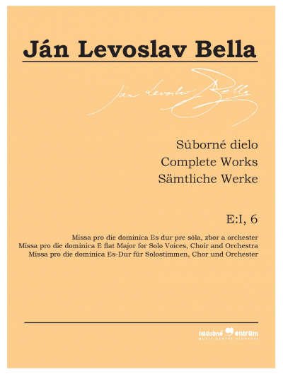 Complete Works E:I, 6, Missa pro die dominica E flat Major