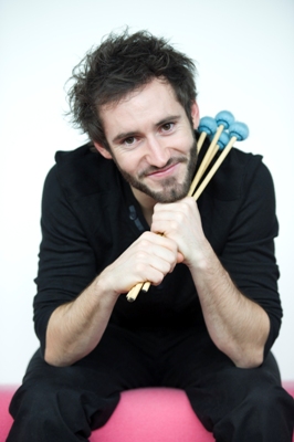 Photo: Alexandre Esperet - percussions. Photo: Claudia Hansen