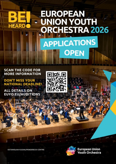 Foto: Prehrávky do mládežníckeho orchestra Európskej únie (EUYO)