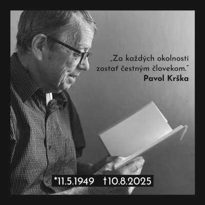 Foto: Zomrel Pavol Krška (1949 – 2025)