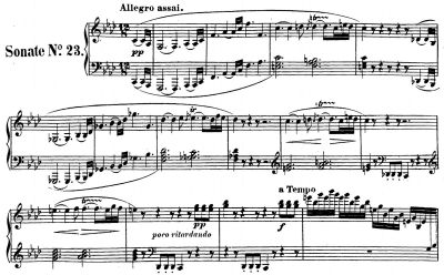 Foto 1: Ludwig van Beethoven Sonáta č. 23 f mol op. 57 „Appassionata“ (1804/1805)