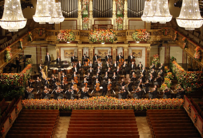Foto 1: Novoročné koncerty  Viedenských filharmonikov