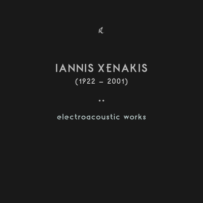 Foto 1: Iannis Xenakis: electroacoustic works