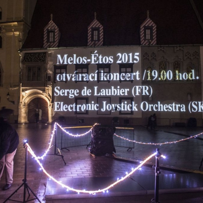 Photo: Melos-Ethos 2015: Serge de Laubier & Electronic Joystick Orchestra