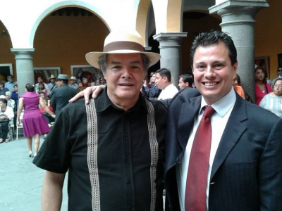 Photo: with the mexican composer Arturo Márquez