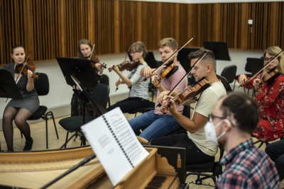 Photo: Dido a Aeneas - rehearsal