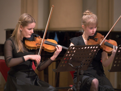 Foto: MusXchange - komorný projekt SMO+NJO - 16. 03. 2023, Zrkadlová sieň Primaciálneho paláca Bratislava