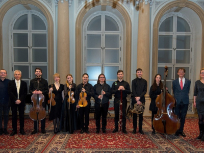 Foto: MusXchange - komorný projekt SMO+NJO - 16. 03. 2023, Zrkadlová sieň Primaciálneho paláca Bratislava