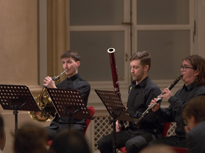 Foto: MusXchange - komorný projekt SMO+NJO - 16. 03. 2023, Zrkadlová sieň Primaciálneho paláca Bratislava