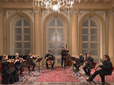 Foto: MusXchange - komorný projekt SMO+NJO - 16. 03. 2023, Zrkadlová sieň Primaciálneho paláca Bratislava