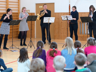 Foto: Dychové nástroje v súhre